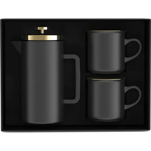 Andy Cartwright Afrique Dusk Coffee Press & Mug Set Gift Box Open